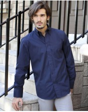 Koszula męska z długim rękawem JHK Regular Shirt Poplin